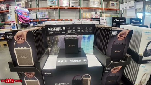 Marshall Stockwell III Cream Portable Bluetooth Speaker