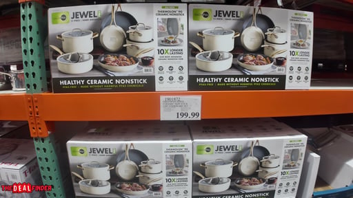 GreenPan Jewel Ceramic Non-Stick 11-Piece Cookware Set