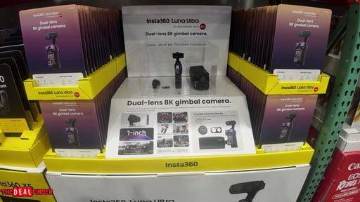 Insta360 Luna Ultra Dual-Lens 8K Gimbal Camera Bundle