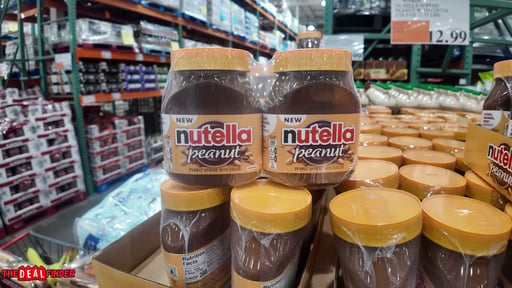Nutella Peanut Spread with Cocoa, 2-Pack, 26.5 oz Each