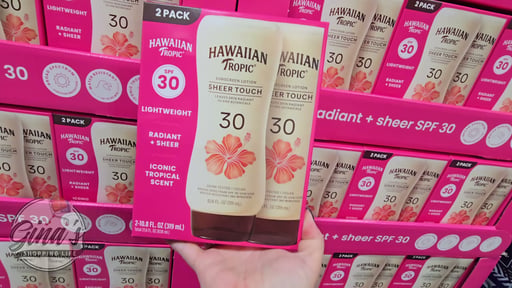 Hawaiian Tropic Sheer Touch Lotion Sunscreen SPF 30, 10.8 fl oz, 2-Pack
