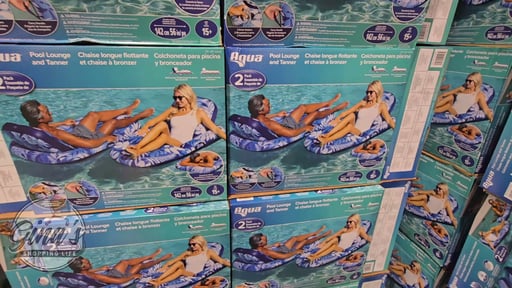 Aqua Luxury Pool Lounger / Tanner 2-Pack
