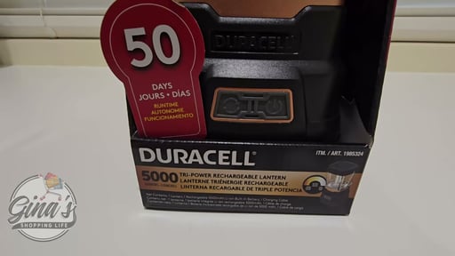 Duracell Tri-Power Solar Lantern 5000 Lumens