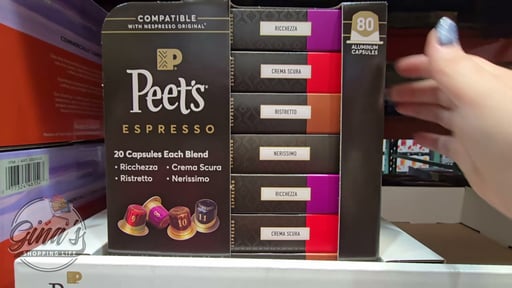 Peet's Aluminum Capsule 80 CT Nespresso Compatible