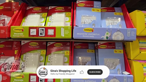 3M Command Hanging Hooks or Strips