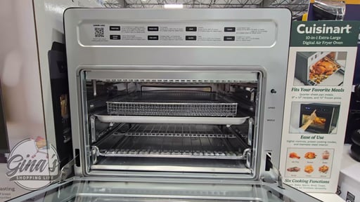 Cuisinart 0.9 Cu Ft Air Fryer Toaster Oven