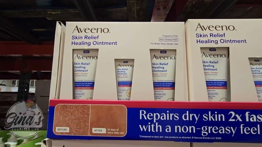 Aveeno Skin Relief Healing Ointment, 7.2 oz, 2-Pack + 2 oz