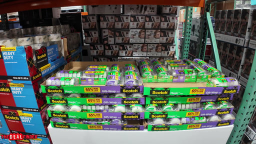 3M Scotch Magic Tape/Gift Wrap Tape 6-Pack, 6600" Total