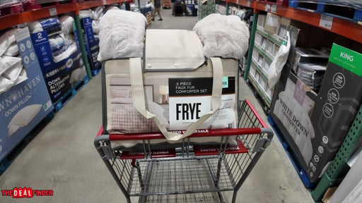 Frye Faux Fur Comforter 3-Piece Queen Set