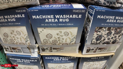 Wyatt & Ash Machine Washable Chenille Area Rug 5'3" x 7'5"
