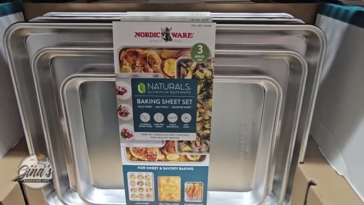 Nordic Ware Naturals 3-Piece Baking Sheet Set