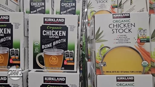 Kirkland Signature Organic Chicken Bone Broth 6/32 oz