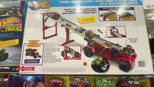 Mattel Hot Wheels Monster Truck Downhill Bundle