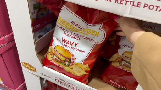 Classic Cheeseburger Wavy Kettle Potato Chips