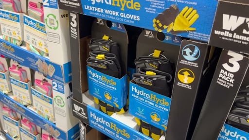 Wells Lamont HydraHyde Leather Work Gloves