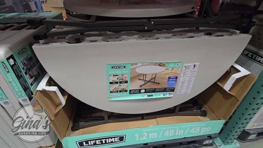 Lifetime Products 48" Round Folding Table