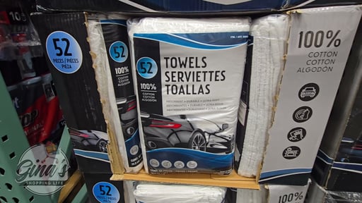 Green Lifestyle Cotton Terry Towels 52 Pack