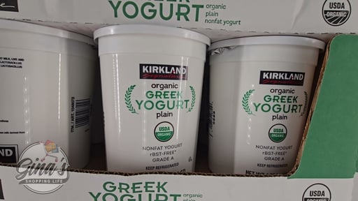 Kirkland Signature Organic Plain Greek Yogurt 48 oz