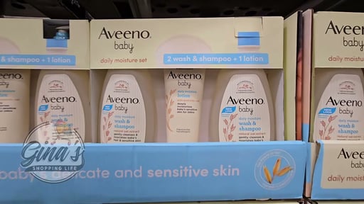 Aveeno Baby Moisture Set, 2 Wash & Shampoo + Lotion, 44 fl oz