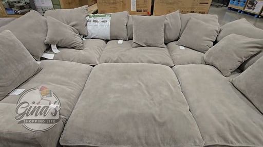 Aiden & Ivy Sereen 6-Piece Modular Fabric Sectional