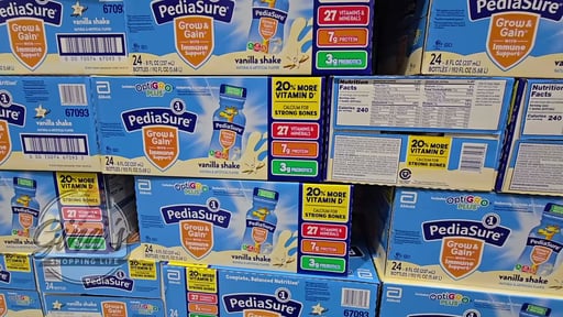 PediaSure OptiGRO Vanilla Kids Shake, 24 Count / 8 FL OZ