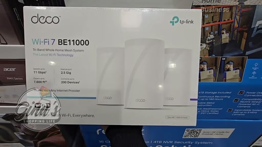 TP-Link Deco BE11000 Mesh Wi-Fi 7 System 3-Pack
