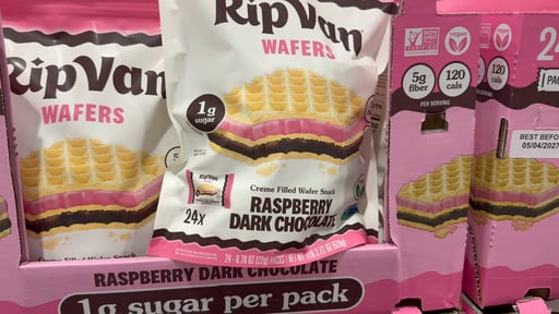Rip Van Wafers Raspberry & Dark Chocolate 24 Count/0.78 Ounce