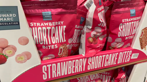 Edward Marc Strawberry Shortcake Bites 20 Ounce Bag