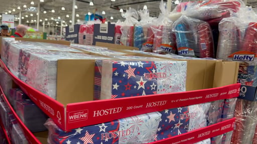 Hosted Americana Napkins 200 Ct