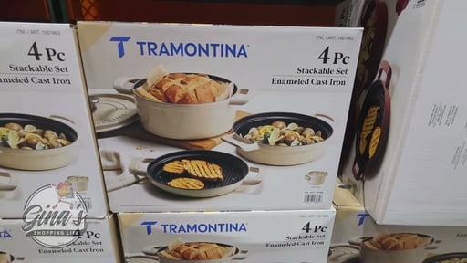Tramontina Stackable Cast Iron 4-Piece Set