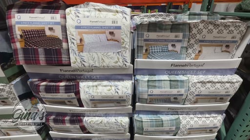 Portuguese Flannel Sheet Set 4-Piece Queen