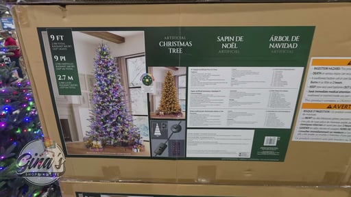 9' Pre-Lit Radiant Micro LED with Twinkle Christmas Tree