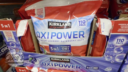 Kirkland Signature Laundry Packs w/ Oxi 110 CT
