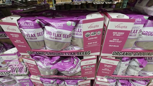 Volupta Organic Ground Flax Seeds 4 LB