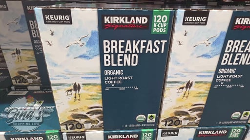 Kirkland Signature Breakfast Blend 120 CT Organic K-Cup Pods