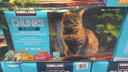 Kirkland Signature Wet Cat Food Chunks, 48/3 oz (9 lbs)