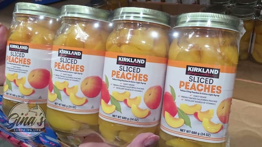 Kirkland Signature Sliced Peaches, 4 x 24 oz