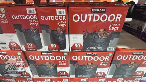 Kirkland Signature Trash Bag 20% PCR 70ct 50 Gallon