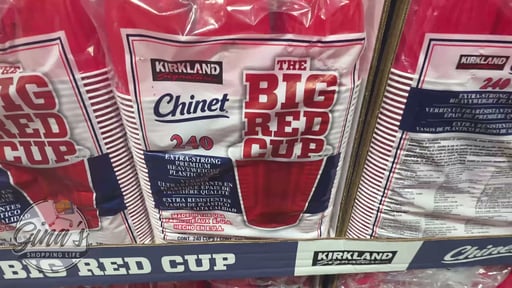 Kirkland Signature Chinet 18 oz Red Cups 240 Count
