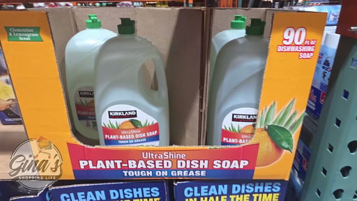 Kirkland Signature Ultra Shine Plant Based Dish Soap, 90 Ounces