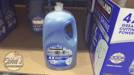 Kirkland Signature Ultra Shine Liquid Dish Soap, Fresh, 90 fl oz