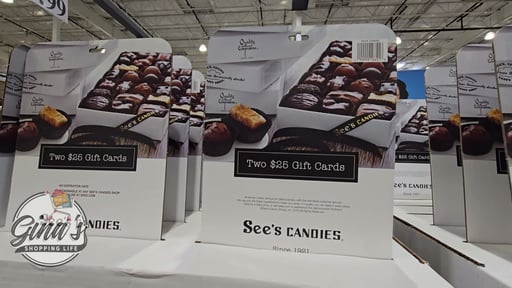 See's Candies Two $25 Gift Cards