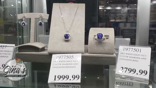 18kt White Gold VS2 I 0.57ctw Diamond and Tanzanite Ring