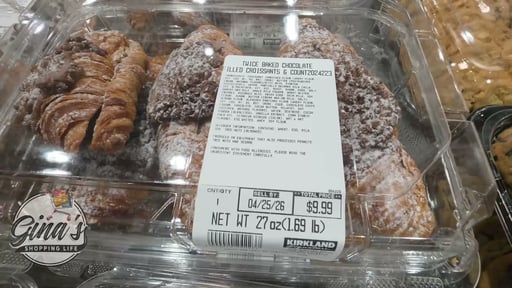 Kirkland Signature Twice Baked Chocolate Filled Croissants