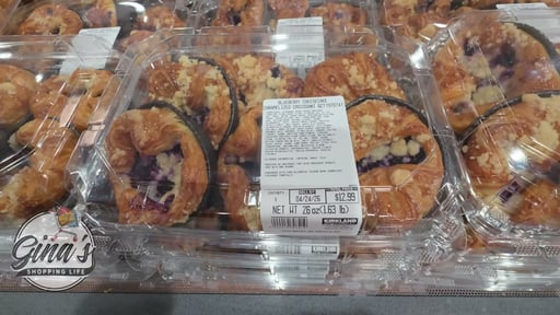 Kirkland Signature Blueberry Cheesecake Caramelized Croissant