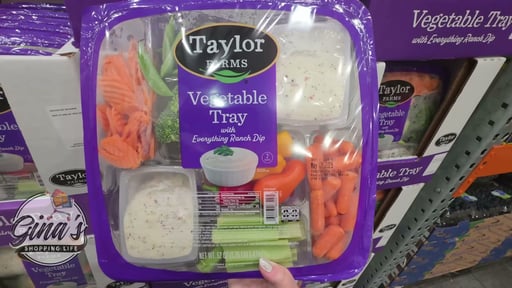 Taylor Farms Vegetable Tray with Everything Ranch Dip