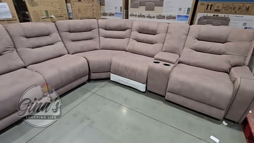 Barcalounger Carmelo Fabric Power Sectional