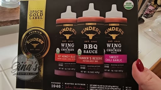 Organic Kinder's Gold Dipping Sauce Variety 3 Pack 47.7 Ounces