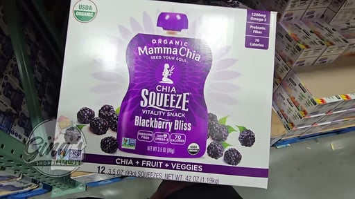 Mamma Chia Organic Chia Squeeze Blackberry