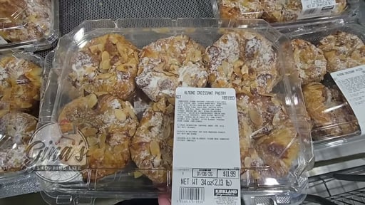 Kirkland Signature Almond Croissant Pastry, 6 Count